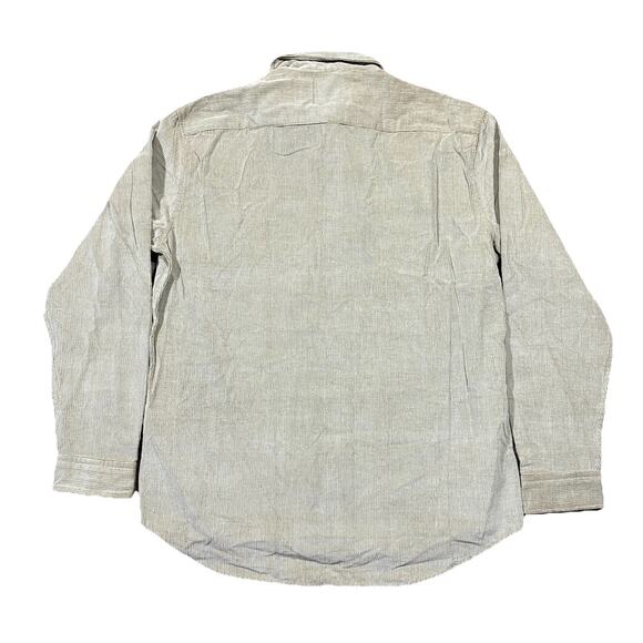 SELECTED Homme Benjamin Cord Shirt Long Sleeve Breen Oatmeal XXL - Picture 4 of 7